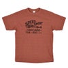 ウエアハウス (WAREHOUSE) Lot 4601 SPEED SPORT 半袖プリントTシャツ サーモン