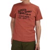 ウエアハウス (WAREHOUSE) Lot 4601 SPEED SPORT 半袖プリントTシャツ サーモン