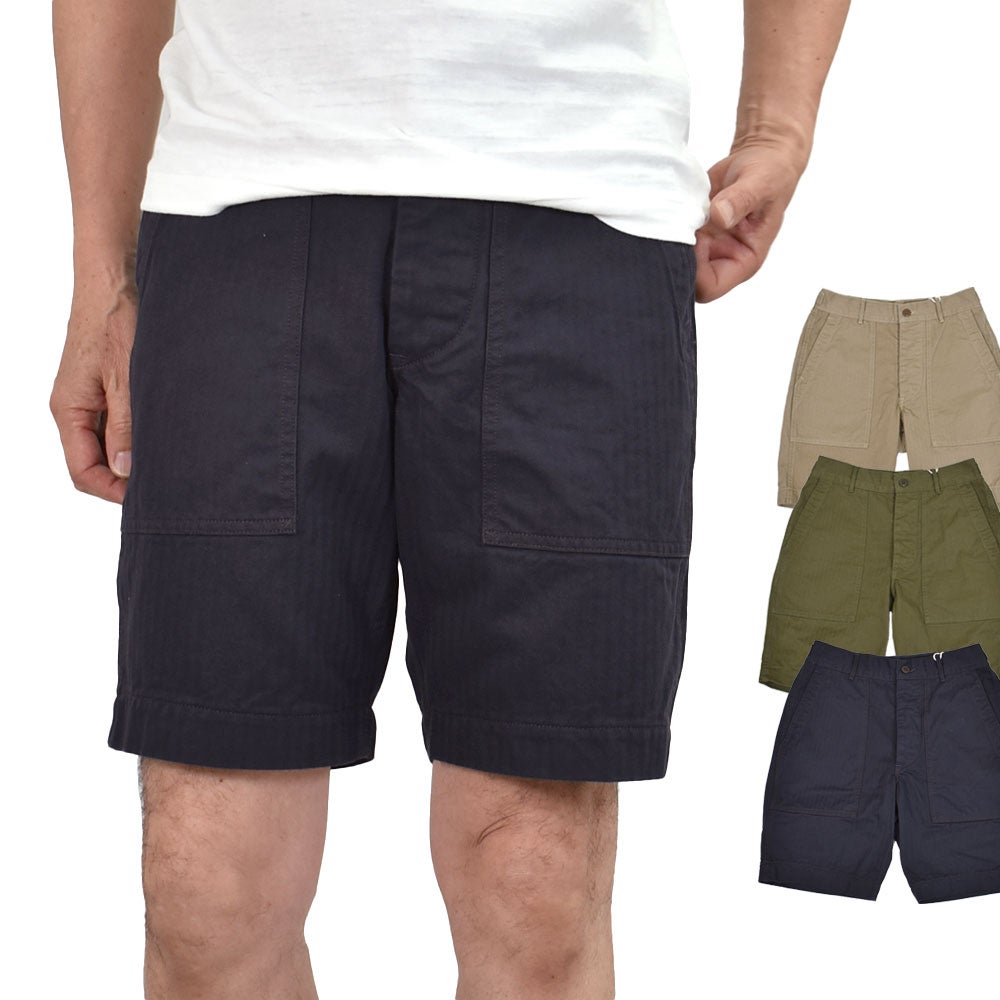 コリンボ (COLIMBO) 50'S Army Utility Shorts =Fort Bragg= - Plain- カーゴショーツ ショートパンツ ZB-0219
