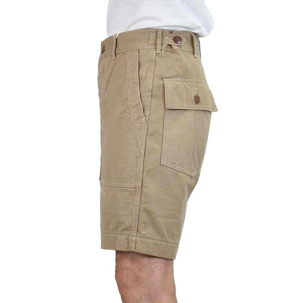 コリンボ (COLIMBO) 50'S Army Utility Shorts =Fort Bragg= - Plain- カーゴショーツ ショートパンツ ZB-0219