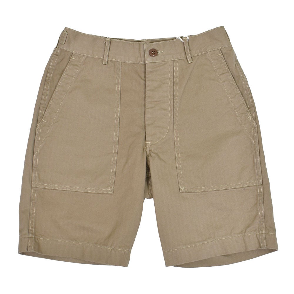 コリンボ (COLIMBO) 50'S Army Utility Shorts =Fort Bragg= - Plain- カーゴショーツ ショートパンツ ZB-0219 01.Khaki