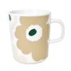 マリメッコ (marimekko) 【日本限定】Unikko マグカップ 250ml ウニッコ 食器 花 ギフト 52269-4-76275 52269476275 81.サンド×ホワイト×エメラルド