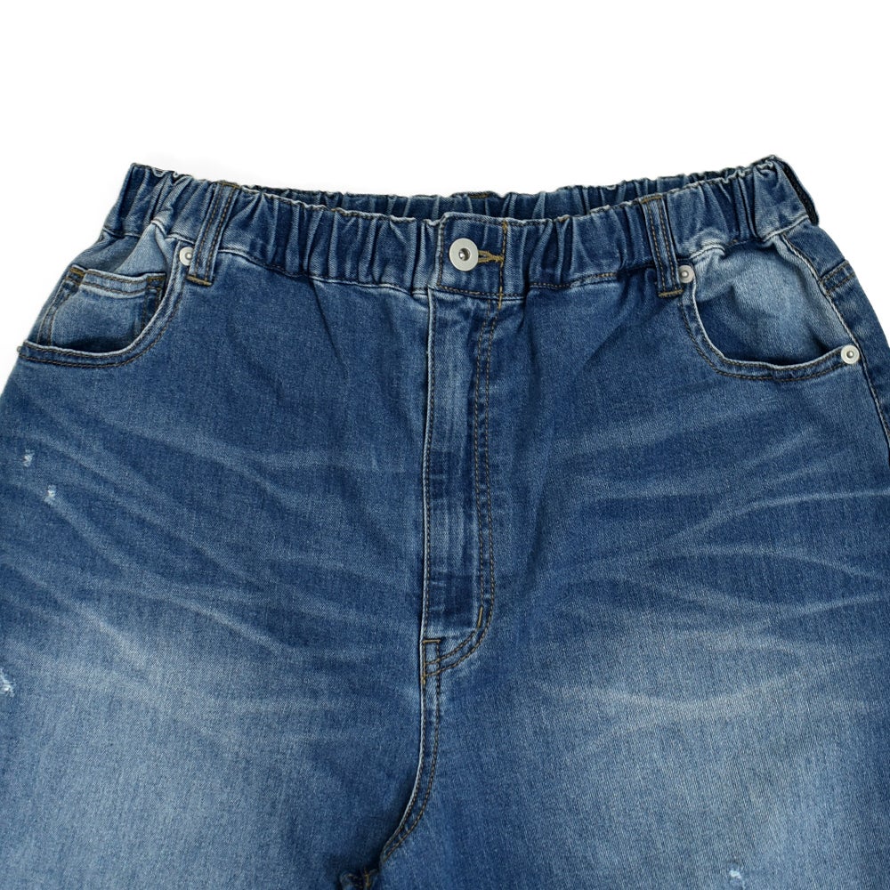 マーブルシュッド (marble SUD) デニムダーツカーブパンツ ダメージ加工 ジーンズ デニムパンツ 07GM006149