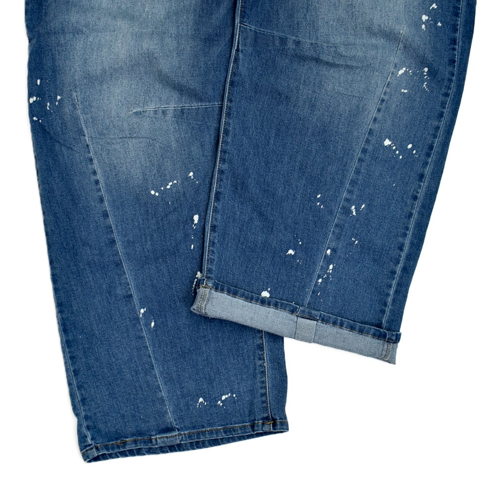 マーブルシュッド (marble SUD) デニムダーツカーブパンツ ダメージ加工 ジーンズ デニムパンツ 07GM006149