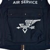 フリーホイーラーズ (FREEWHEELERS) GILMORE OIL COMPANY -1932 AIR RACER- SPEED ENGINEER SLEEVELESS COAT Vintage Style Military Moleskin NAVY コットンベスト ワークベスト ホットロッド 2621008