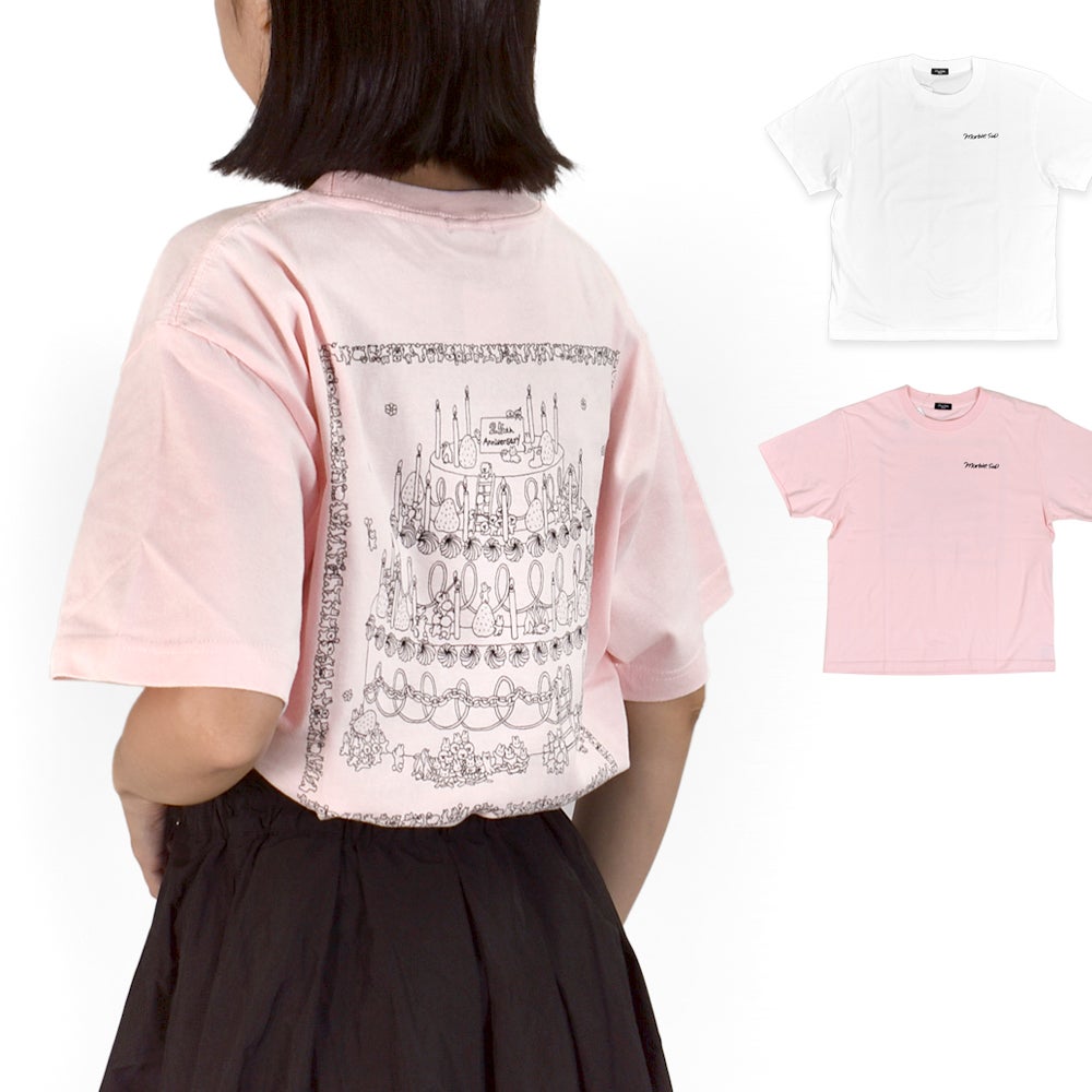 マーブルシュッド(marble SUD)25th anniversary L/S Tシャツ 半袖Tシャツ ケーキ 01GA003003