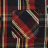 デラックスウエア (DELUXEWARE) 50S BLACK＆RED 長袖ネルシャツ チェックシャツ HV-62
