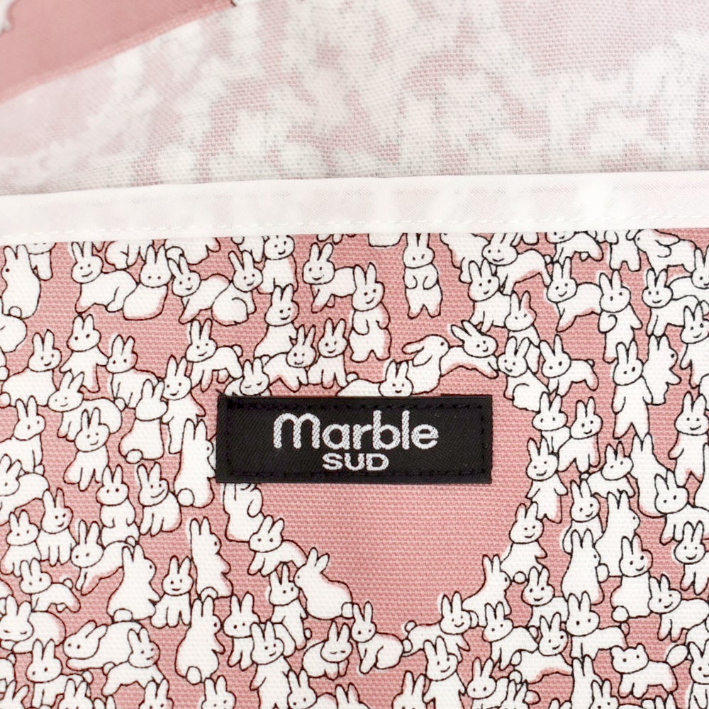 マーブルシュッド (marble SUD) Heart Rabbit TOTE BAG ウサギ トートバッグ エコバッグ 08FA059024