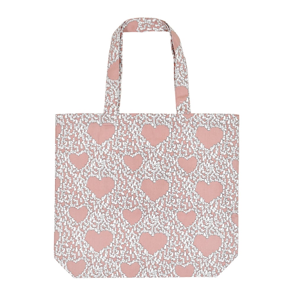マーブルシュッド (marble SUD) Heart Rabbit TOTE BAG ウサギ トートバッグ エコバッグ 08FA059024 15.PNK