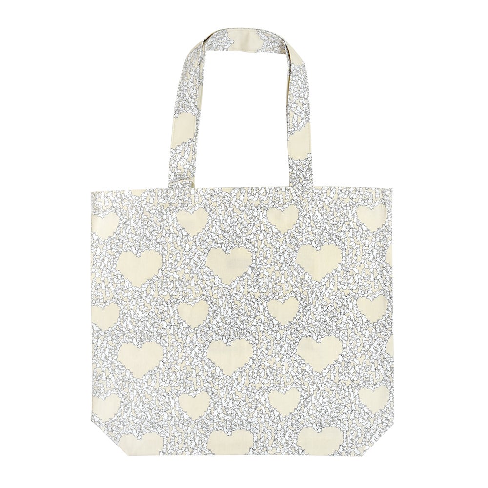 マーブルシュッド (marble SUD) Heart Rabbit TOTE BAG ウサギ トートバッグ エコバッグ 08FA059024 72.IVO