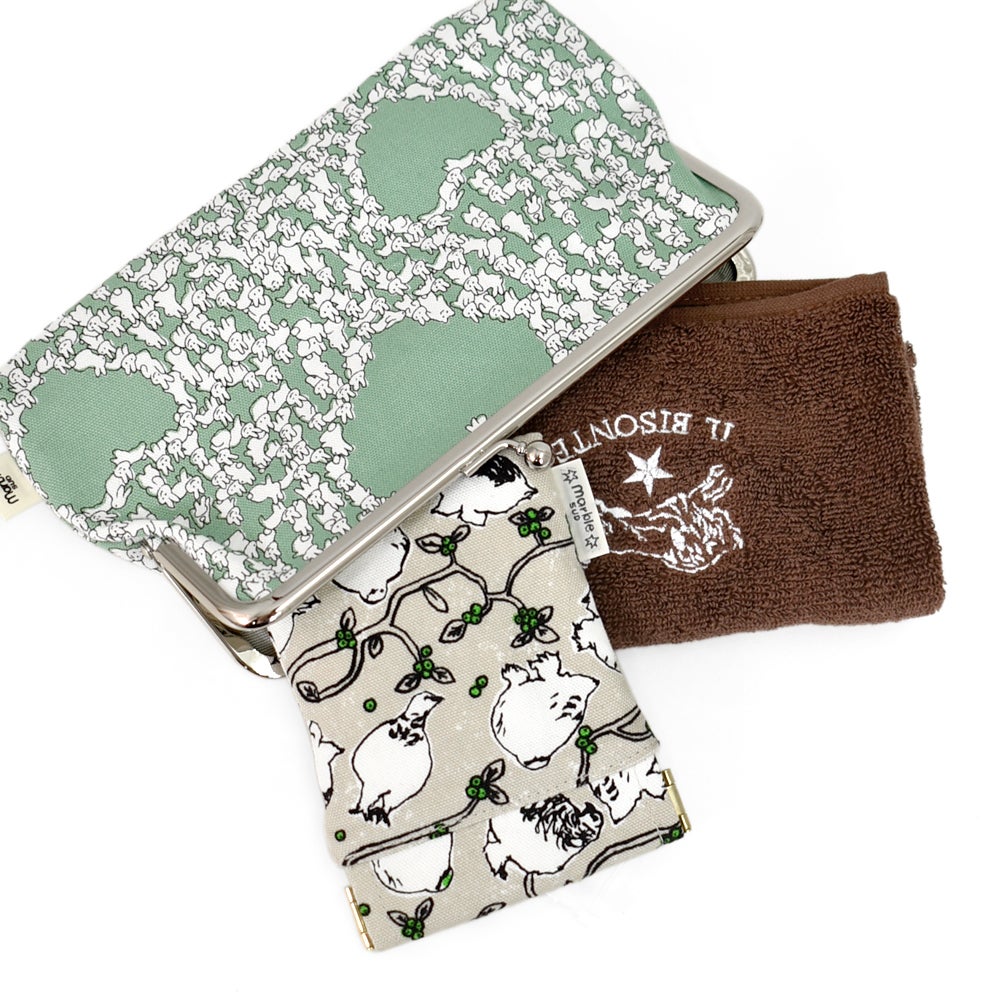 マーブルシュッド (marble SUD) Heart Rabbit がま口 L ウサギ ポーチ ハート 09FA060032