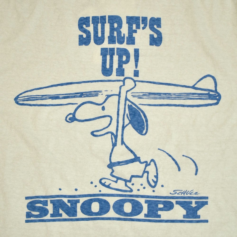 ウエアハウス (WAREHOUSE) Lot YP126S-1 SURF'S UP(SNOOPY) 半袖プリントTシャツ スヌーピー YP126S-1