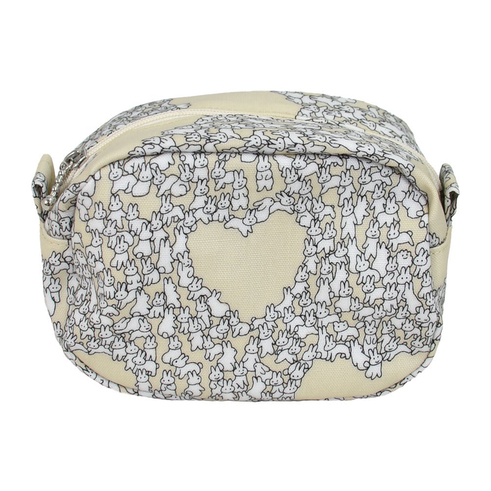 マーブルシュッド (marble SUD) Heart Rabbit Round Pouch ウサギ ポーチ ハート 09EM059219 72.IVO