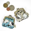 マーブルシュッド (marble SUD) kokemomo raicho 寸ぱちがま口ポーチ ライチョウ 雷鳥 小物入れ 小銭入れ 09GA060013