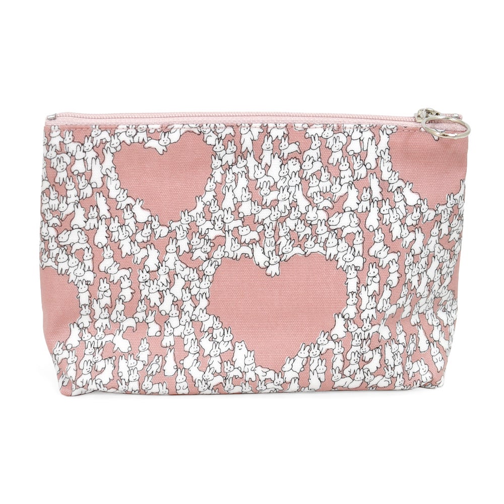 マーブルシュッド (marble SUD) Heart Rabbit 三角Pouch ウサギ ポーチ ハート 09FA059023