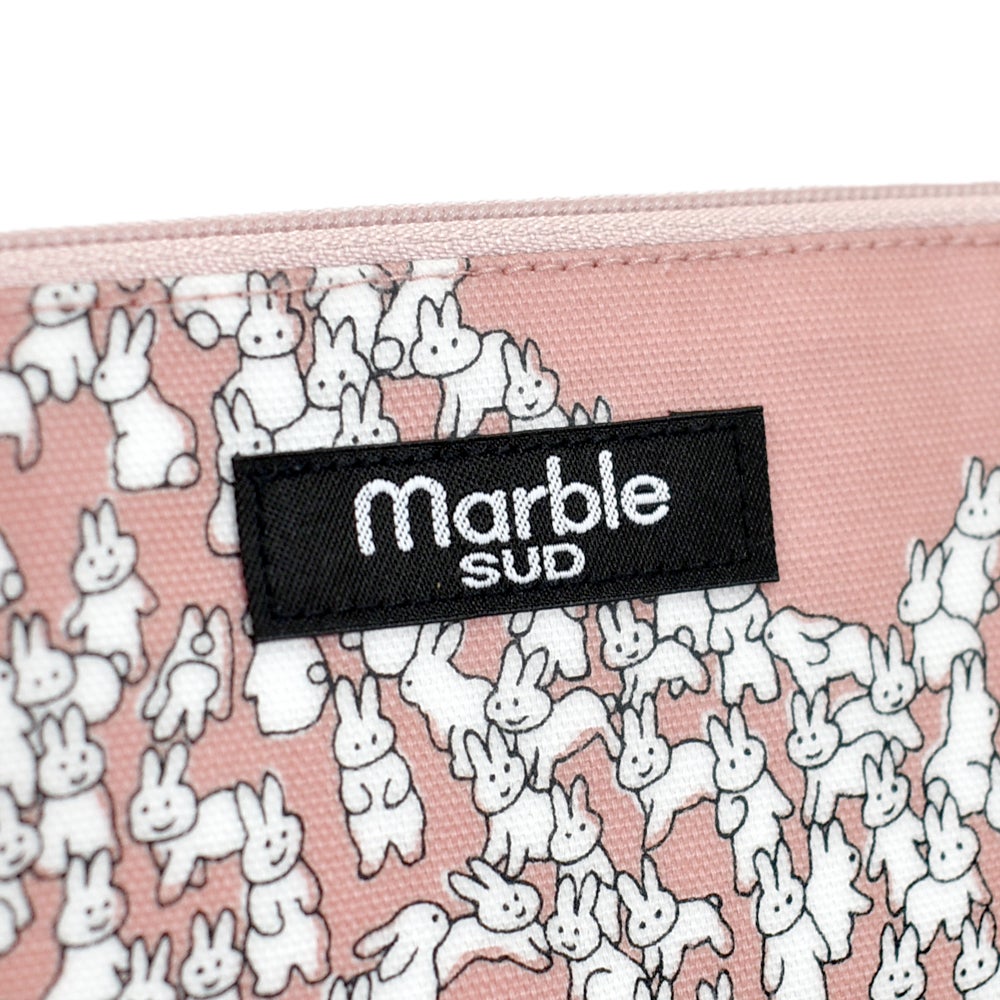 マーブルシュッド (marble SUD) Heart Rabbit 三角Pouch ウサギ ポーチ ハート 09FA059023