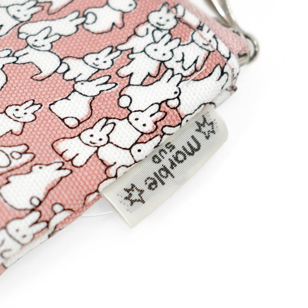 マーブルシュッド (marble SUD) Heart Rabbit ティッシュ Pouch ウサギ ポーチ ハート 09DF059287
