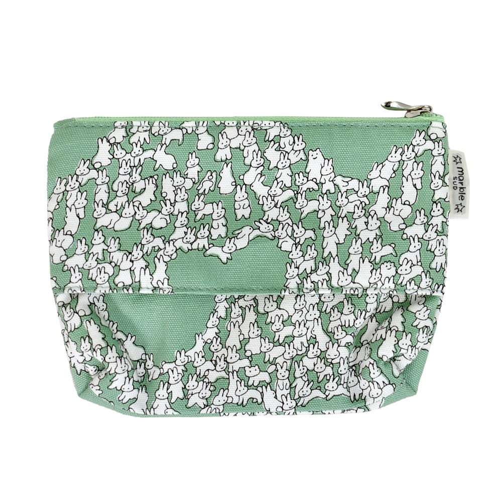 マーブルシュッド (marble SUD) Heart Rabbit ティッシュ Pouch ウサギ ポーチ ハート 09DF059287 63.MNT