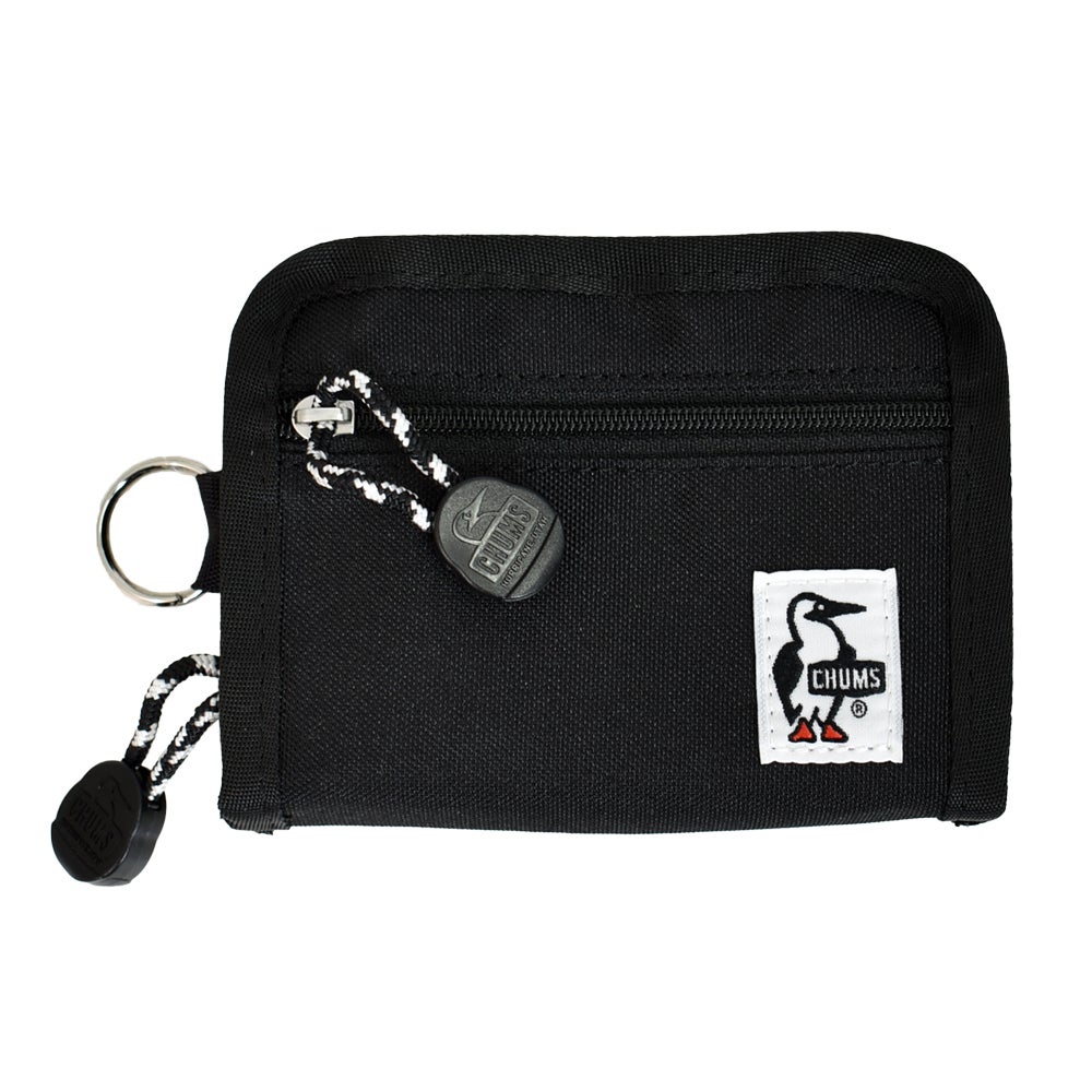 チャムス (CHUMS) リサイクルパスカードウォレット Recycle Pass Card Wallet 2つ折り財布 コンパクト財布 カードケース CH60-4065 K001.Black