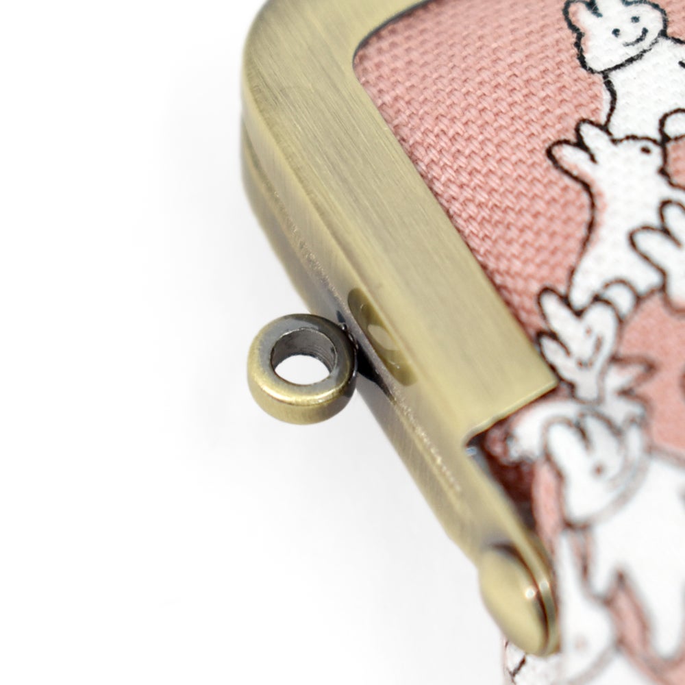 マーブルシュッド (marble SUD) Heart Rabbit 寸ぱちがま口財布 ウサギ ポーチ ハート 小物入れ 小銭入れ 09EM060223