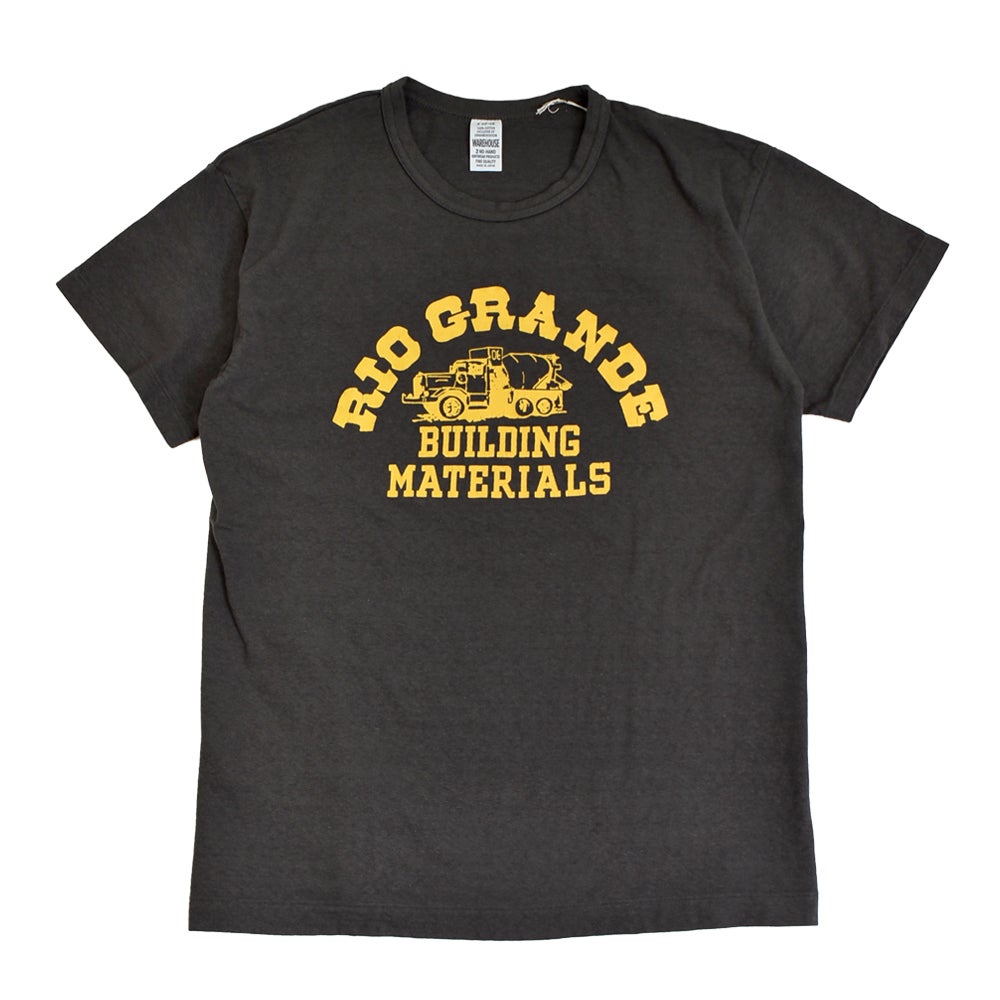 ウエアハウス (WAREHOUSE) Lot 4064 RIO GRANDE 半袖プリントTシャツ チャコール