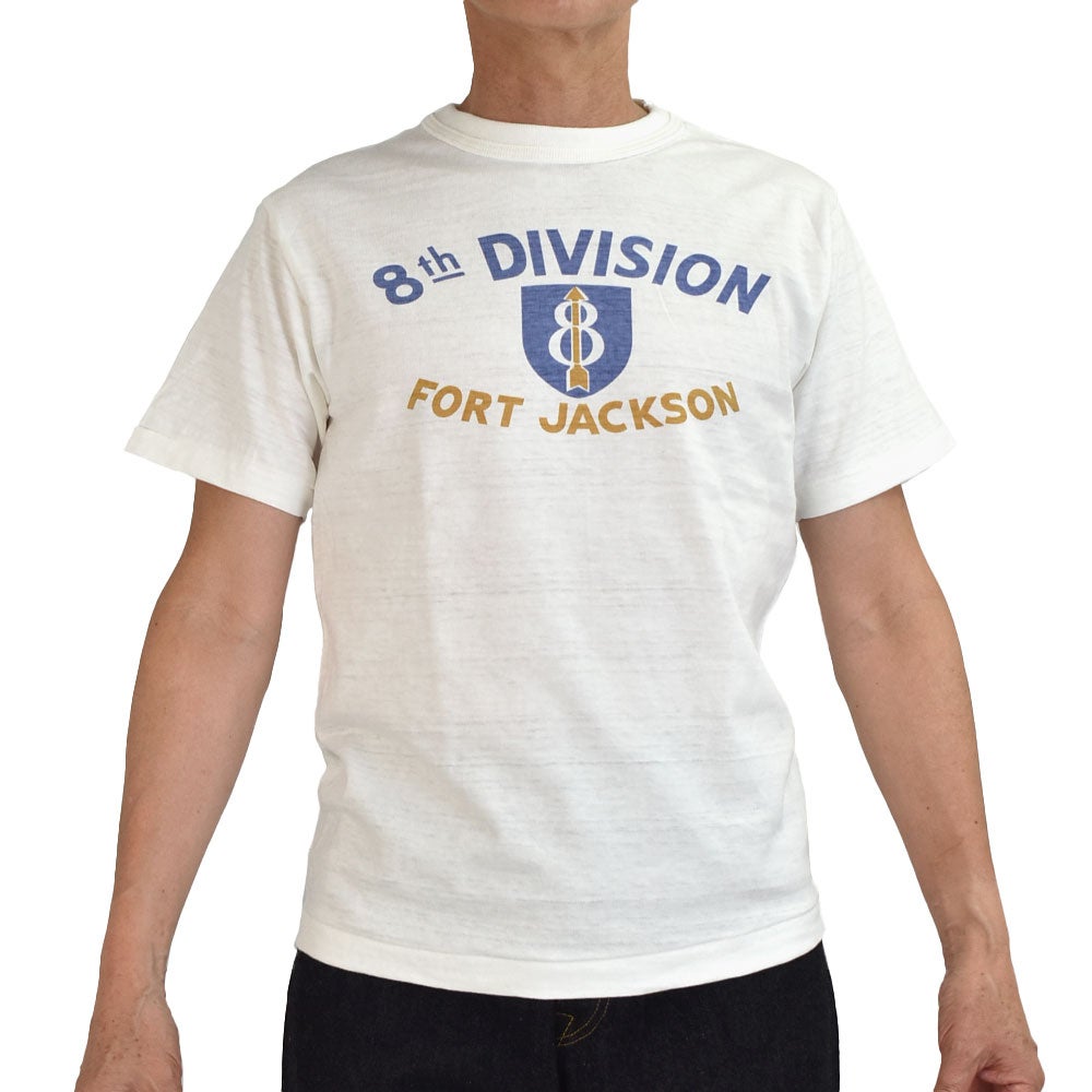ウエアハウス (WAREHOUSE) Lot 4601 FORT JACKSON 半袖プリントTシャツ
