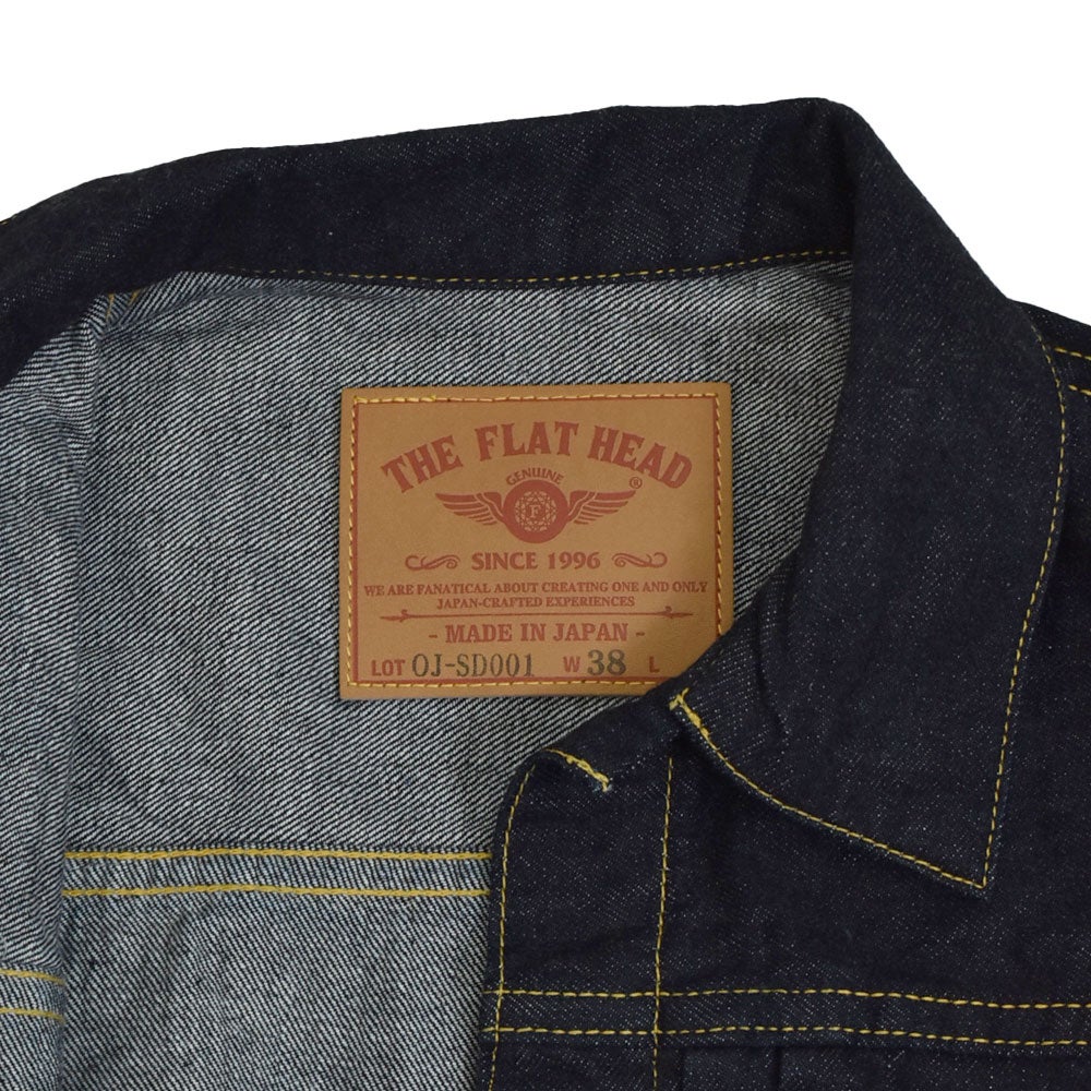 フラットヘッド(THE FLAT HEAD) DENIM JKT 40's 大戦モデル デニムジャケット ジージャン FN-OJ-SD001