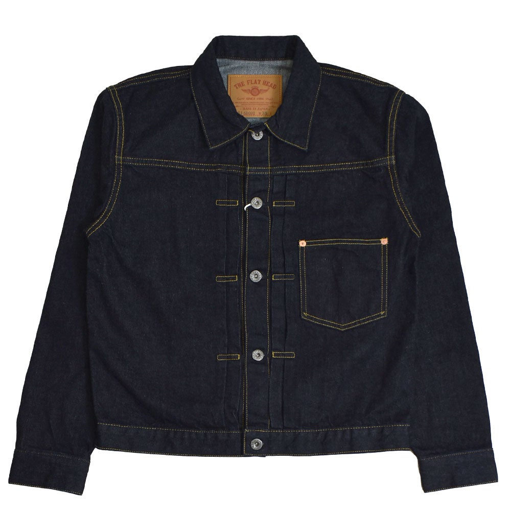 フラットヘッド(THE FLAT HEAD) DENIM JKT 40's 大戦モデル デニムジャケット ジージャン FN-OJ-SD001 BLU