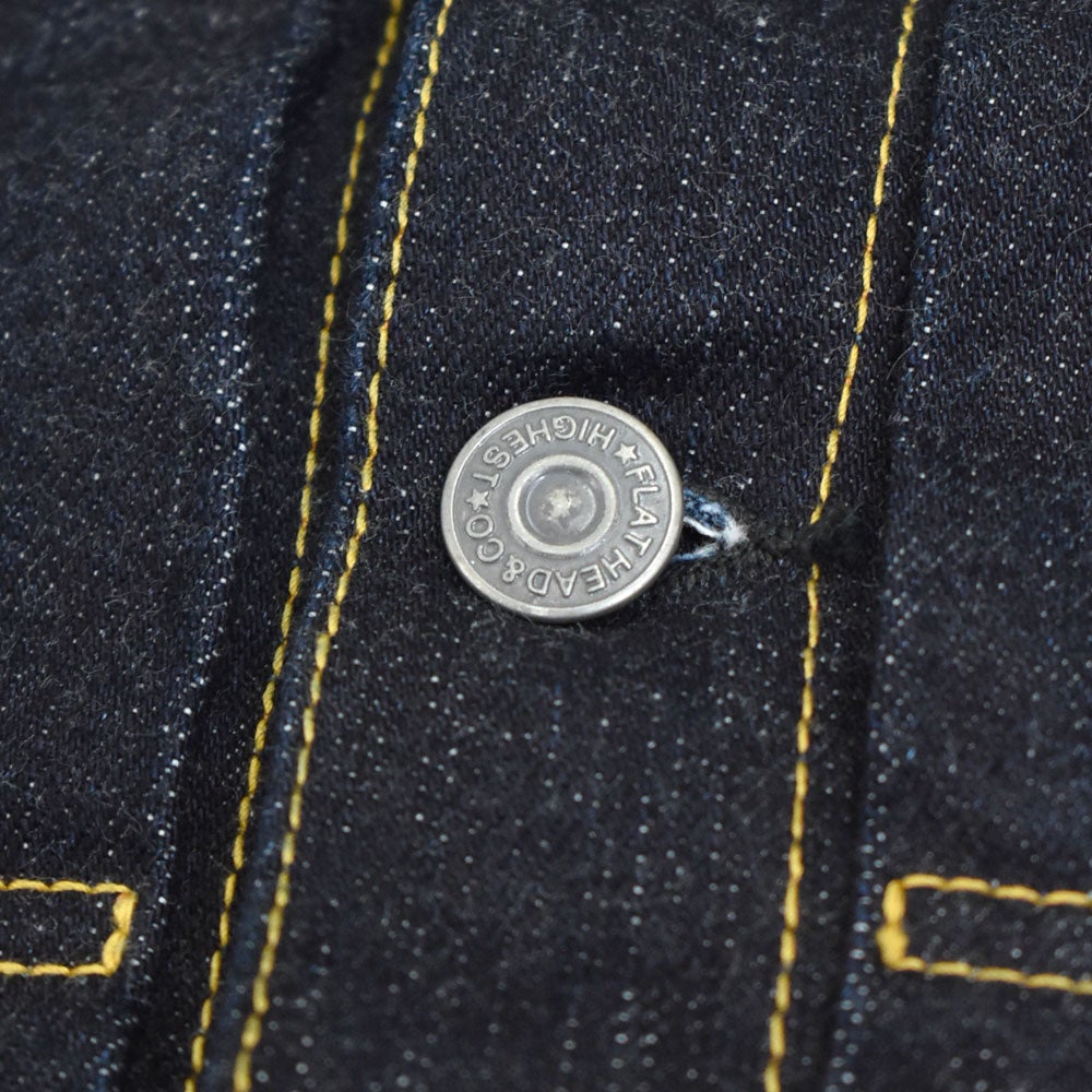フラットヘッド(THE FLAT HEAD) DENIM JACKET 50's セカンドジャケット 2ndジャケット デニムジャケット ジージャン FN-OJ-D002