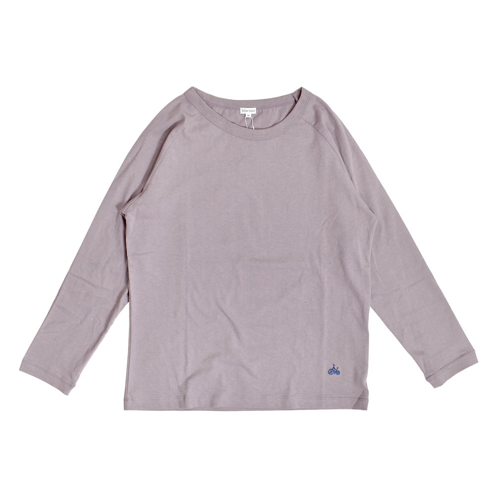 ブリスバンチ (Bliss bunch) ラグランTEE (長袖) 長袖Tシャツ 無地Tシャツ ラグランTシャツ ワンポイント刺繍 ロンT TBN1000-J 6-3.MAUVE