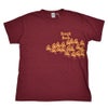 ウエアハウス (WAREHOUSE) Lot 4064 SUNDEVILS 半袖プリントTシャツ ワイン