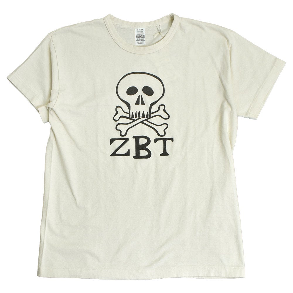 ウエアハウス (WAREHOUSE) Lot 4064 ZBT 半袖プリントTシャツ クリーム