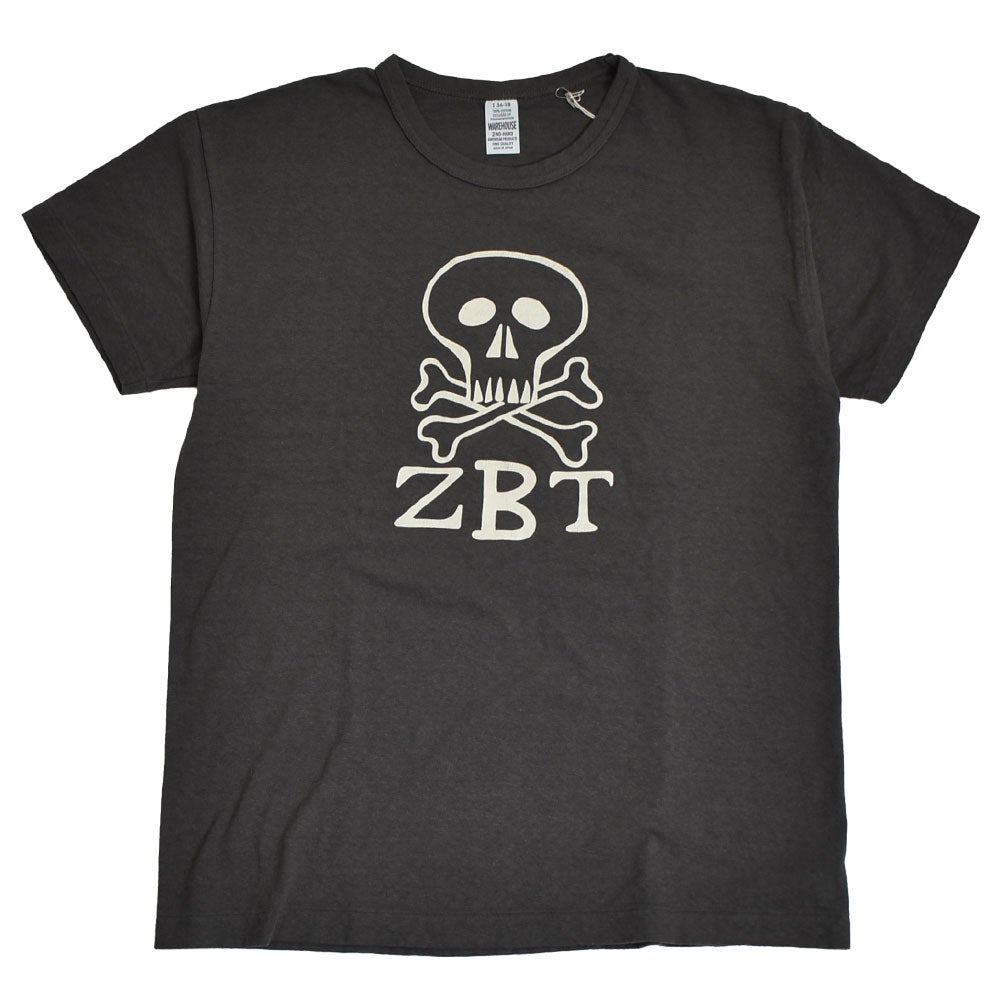 ウエアハウス (WAREHOUSE) Lot 4064 ZBT 半袖プリントTシャツ チャコール