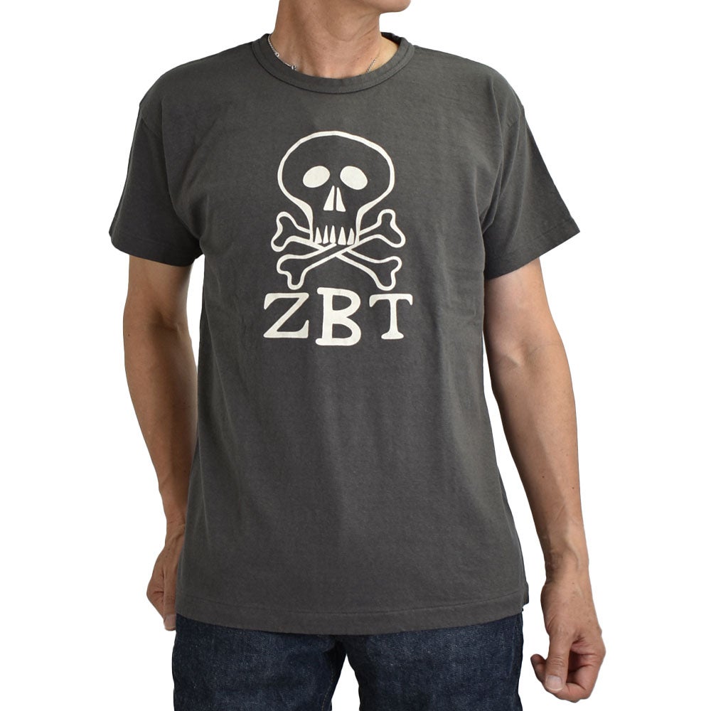 ウエアハウス (WAREHOUSE) Lot 4064 ZBT 半袖プリントTシャツ チャコール
