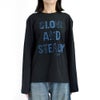 マーブルシュッド (marble SUD) EMB SLOW L/S Tシャツ 刺繍 長袖Tシャツ 01GF020192