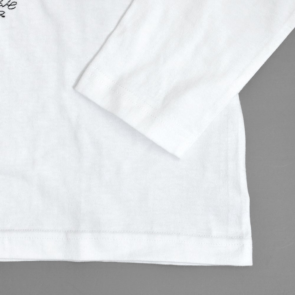マーブルシュッド (marble SUD) EMB SLOW L/S Tシャツ 刺繍 長袖Tシャツ 01GF020192