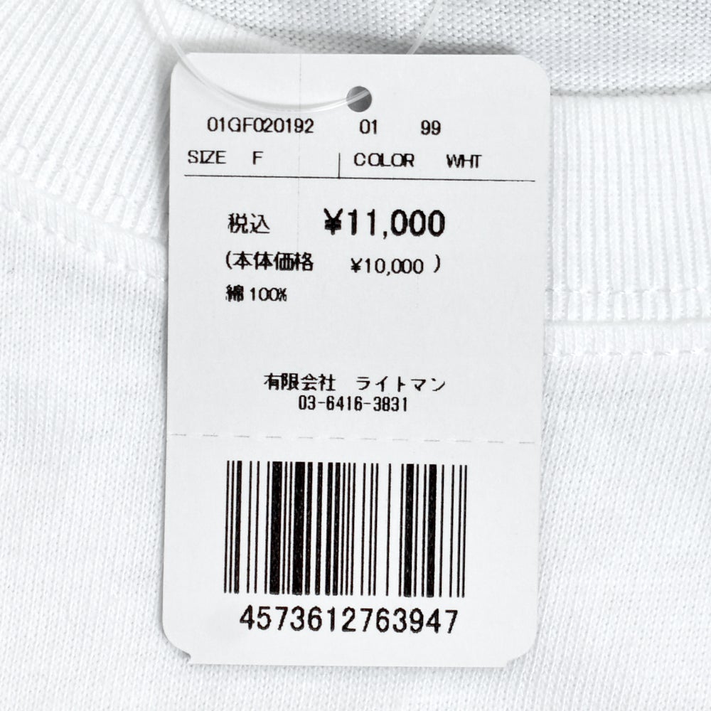 マーブルシュッド (marble SUD) EMB SLOW L/S Tシャツ 刺繍 長袖Tシャツ 01GF020192