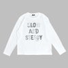 マーブルシュッド (marble SUD) EMB SLOW L/S Tシャツ 刺繍 長袖Tシャツ 01GF020192 01.WHT