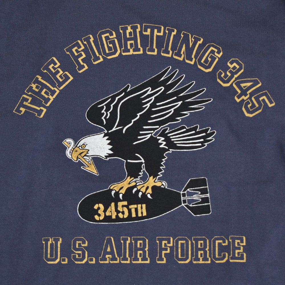 トイズマッコイ (TOYS McCOY)  MILITARY LONG SLEEVE TEE U.S.AIR FORCE -THE FIGHTNG 345- カットソー ロンT 長袖Tシャツ TMC2644