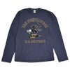 トイズマッコイ (TOYS McCOY)  MILITARY LONG SLEEVE TEE U.S.AIR FORCE -THE FIGHTNG 345- カットソー ロンT 長袖Tシャツ TMC2644 BLUE