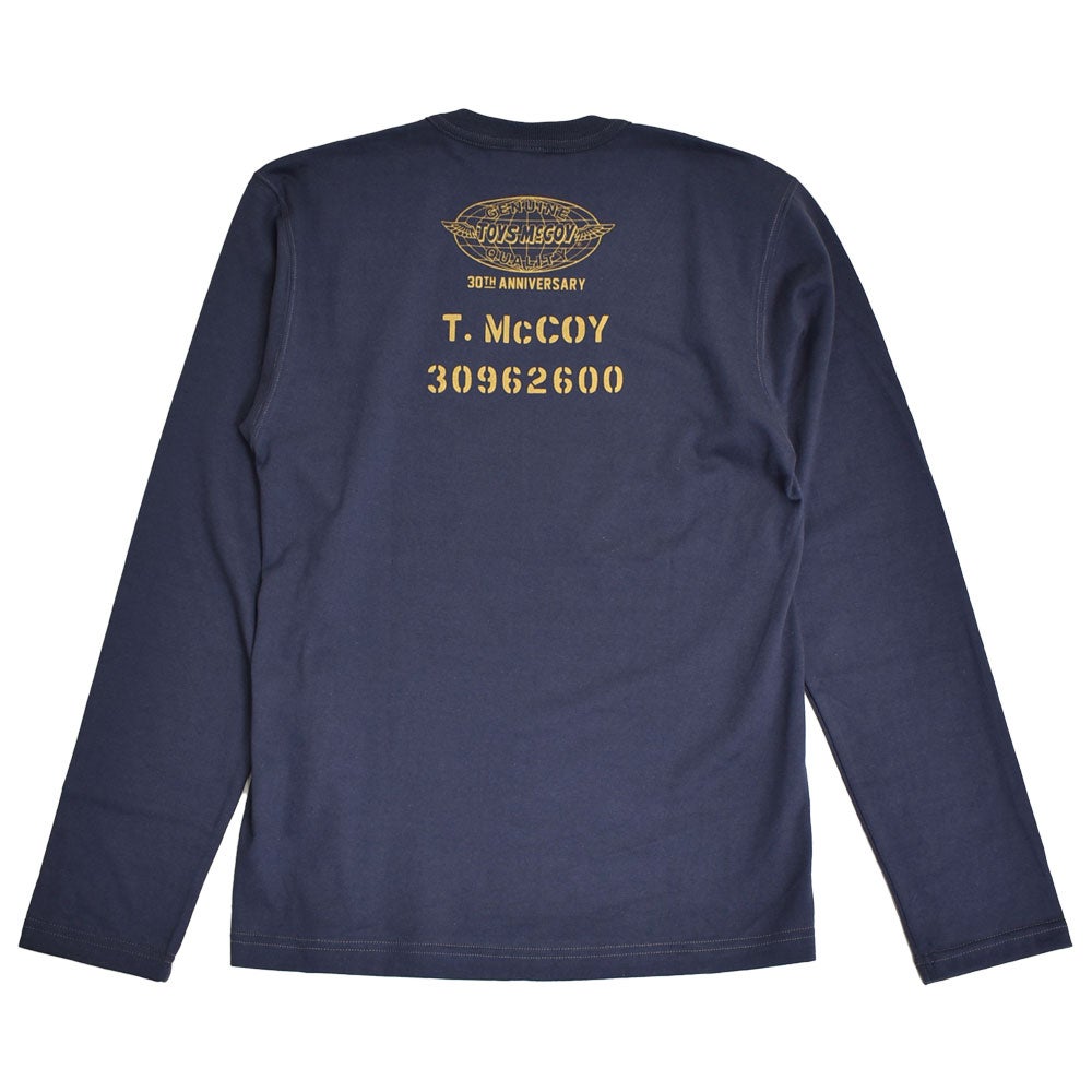 トイズマッコイ (TOYS McCOY)  MILITARY LONG SLEEVE TEE U.S.AIR FORCE -THE FIGHTNG 345- カットソー ロンT 長袖Tシャツ TMC2644 BLUE
