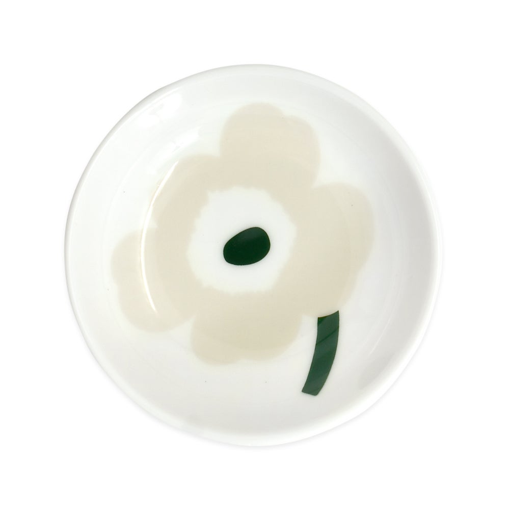 マリメッコ (marimekko) Unikko ディーププレート 9cm ウニッコ 食器 プレート お皿 花 ギフト 52269-4-76257 52269476257 81.ホワイト×ライトベージュ