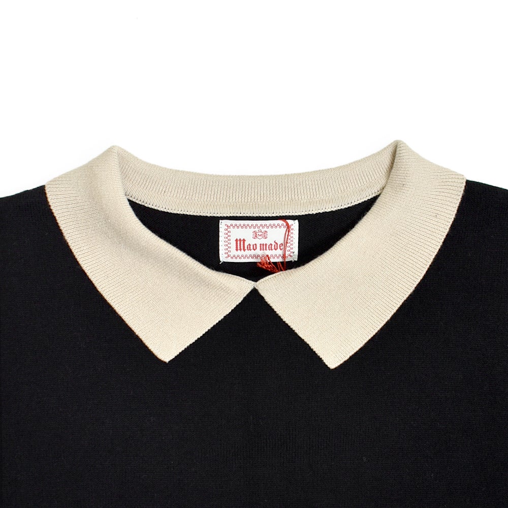 マオメイド (MAOMADE) ちょこっと衿 レディライク プルオーバー 長袖 セーター 無地 641130