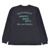 フェローズ (PHERROW'S) 26W-PLT4 長袖プリントTシャツ ロゴTシャツ 005.CHARCOAL
