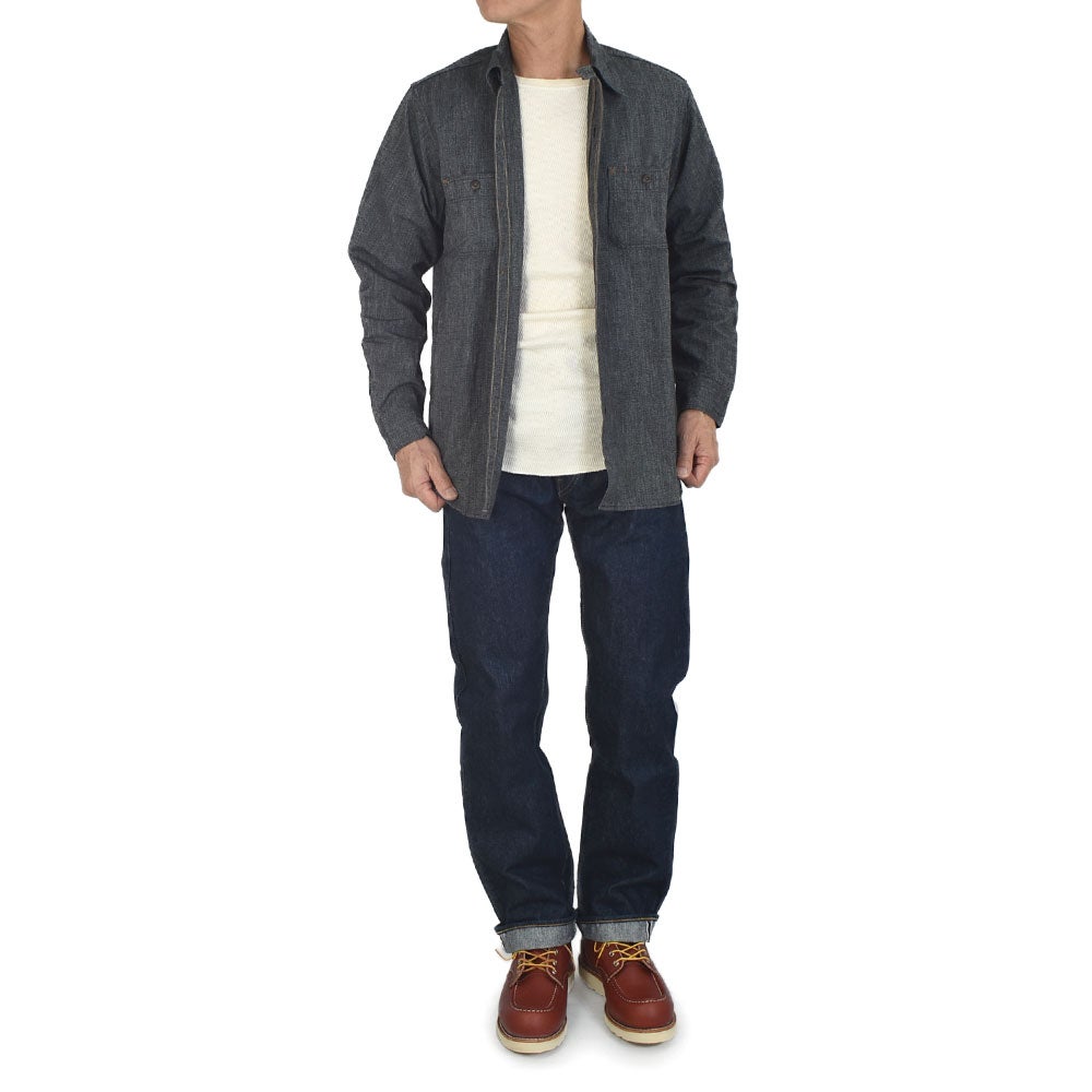 フェローズ (PHERROW'S) 26W-HIGH LIGHT THERMAL 長袖サーマルTシャツ ロングスリーブTシャツ ロンT 002.NATURAL