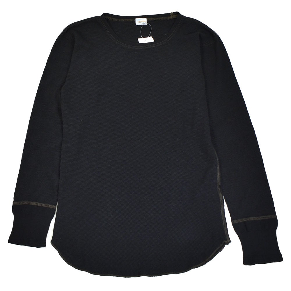 フェローズ (PHERROW'S) 26W-HIGH LIGHT THERMAL 長袖サーマルTシャツ ロングスリーブTシャツ ロンT 001.BLACK