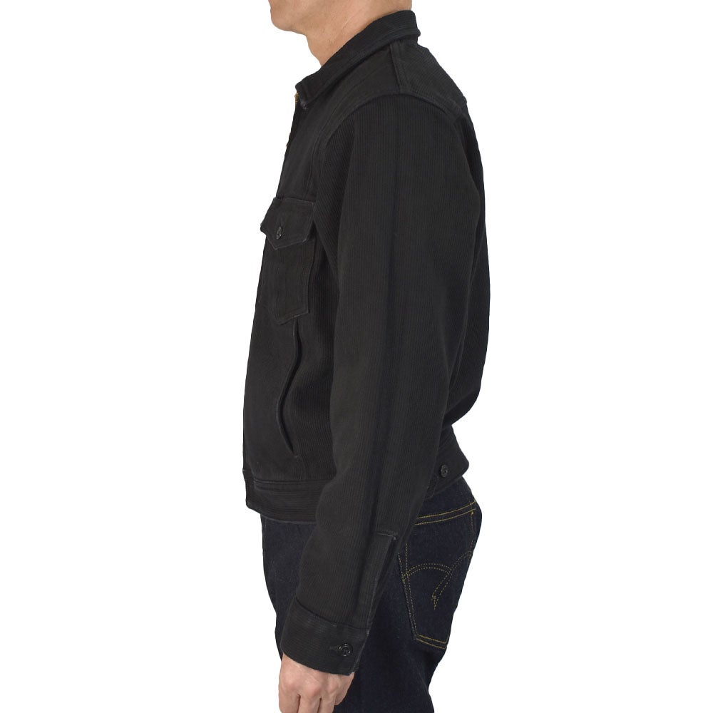 フリーホイーラーズ (FREEWHEELERS) -BLACK ROGUE- JACKET Vintage Style Yarn-Dyed Pique モーターサイクルジャケット ワークジャケット アウター 2621010