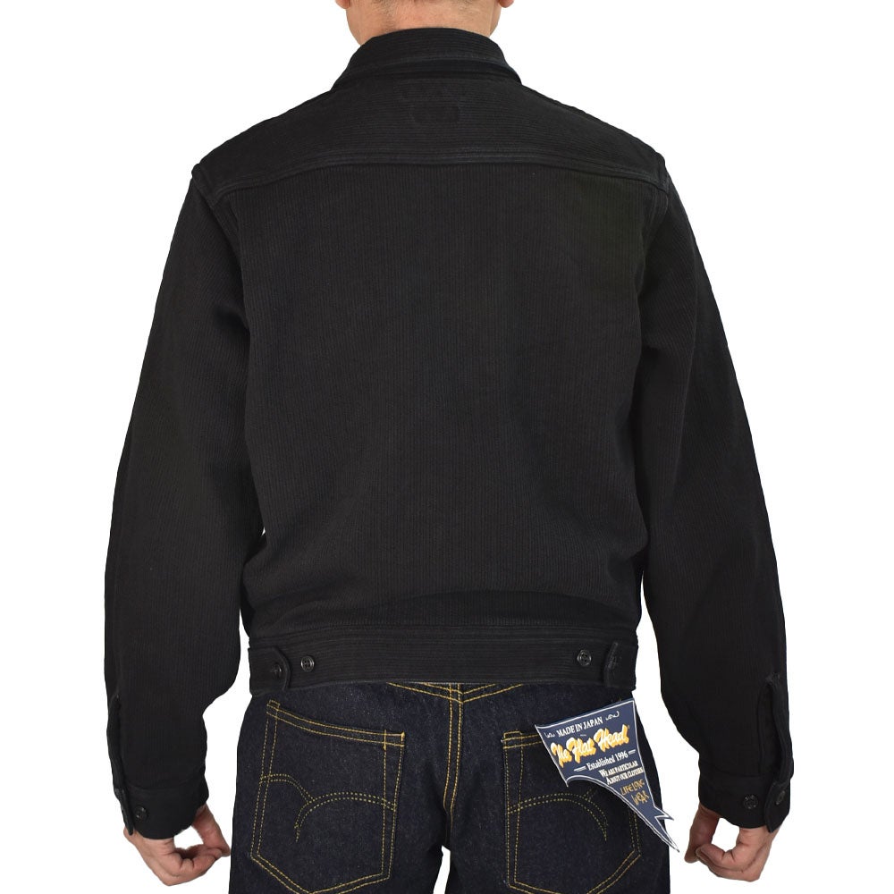 フリーホイーラーズ (FREEWHEELERS) -BLACK ROGUE- JACKET Vintage Style Yarn-Dyed Pique モーターサイクルジャケット ワークジャケット アウター 2621010