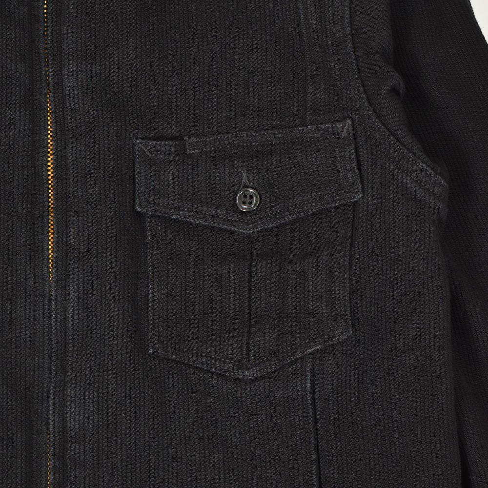 フリーホイーラーズ (FREEWHEELERS) -BLACK ROGUE- JACKET Vintage Style Yarn-Dyed Pique モーターサイクルジャケット ワークジャケット アウター 2621010