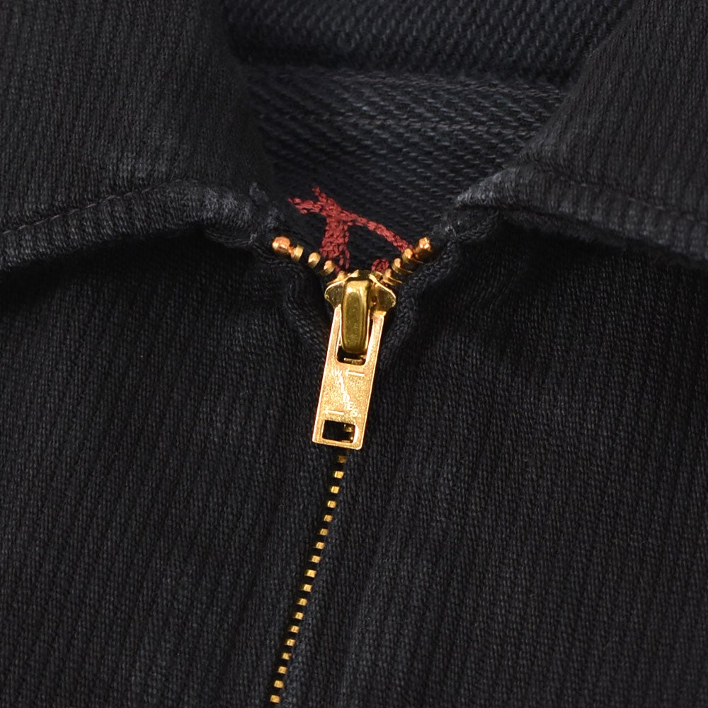 フリーホイーラーズ (FREEWHEELERS) -STONE COLD- BLACK ROGUE Vintage Style Yarn-Dyed Pique モーターサイクルジャケット カスタム ワークジャケット アウター 2621011